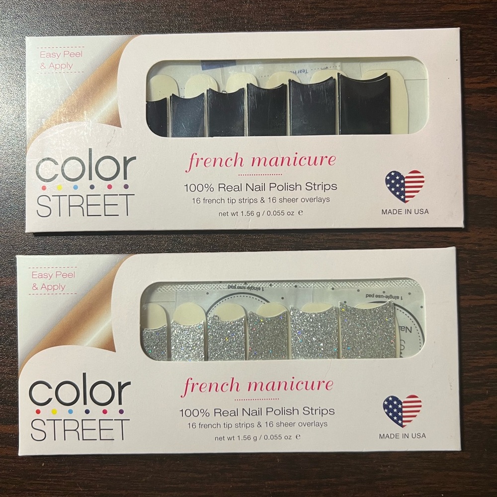 Color Street French Tip Nail Polish Strips